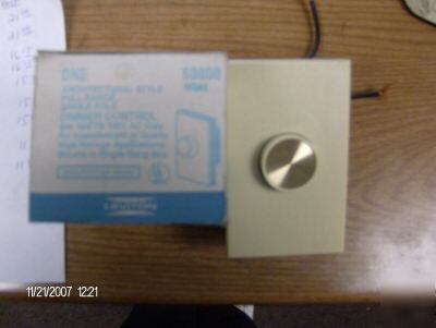 Leviton #60800 dimmer control single pole, ivory