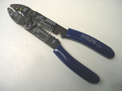 Phillips heavy duty wire stripper crimper cutter usa