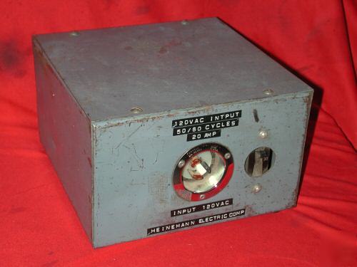 Heinemann 120-240 voltage converter transformer