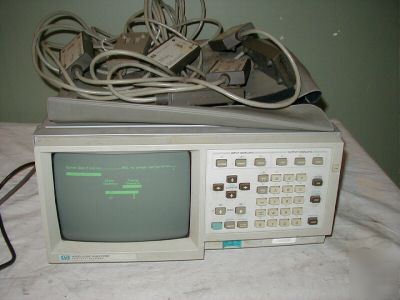 Hp 1630G logic analyzer 65 channels 100 mhz w/ 7 pods