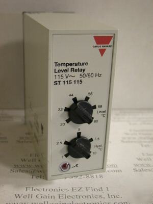 Carlo gavazzi ST11511580 temperature level relay 115V