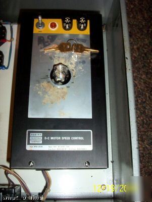 Conair color controller bodine dc motor speed injection