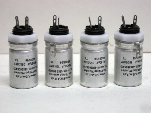 Ft 50+50UF/350/385V capacitor. vintage amp. tube radio 