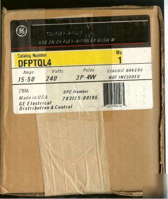 Ge DFPTQL4 flex-a-power 50AMP max ,3POLE 