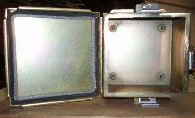 Hoffman enclosure,emi/rfi , A606CHEMC, 6X6X4, 