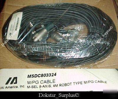 Iai m-sel 8-axis 4M robot type m/pg cable MSDC803324