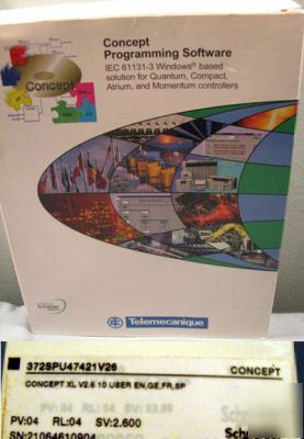 Telemecanique schneider electric concept V2.6 software 