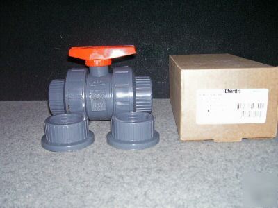 New nibco pvc true union ball valve 1 1/2