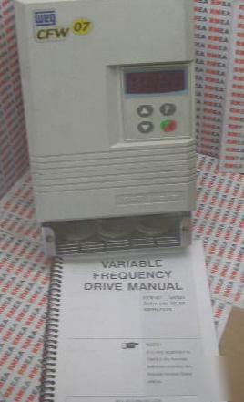 Weg cfw-07 series variable frequency power drive