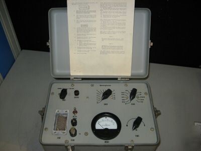 Westinghouse elec. corp. adapter test set