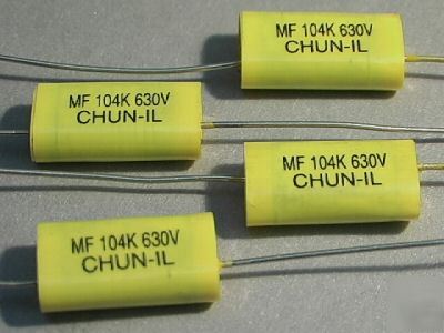 0.1UF 630V mf capacitor for tube amp ham radio x 4