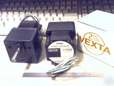 2 vexta 5.7V 1A stepper stepping motor gearhead qty 2
