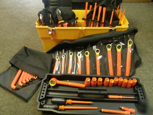 58PC insulated safety tool set 10,000 volts composite