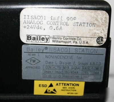 Bailey controls IISAC01 infi 90 analog control station