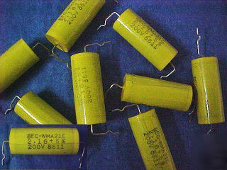 Capacitor, bec 2.16UF 200V +/- 5% WMA21C, pre-trimmed