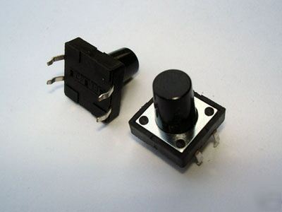 10 pcs 50 ma 12X12MM high case button tact switch