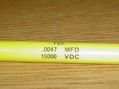 10PCS tci 15000V .0047UF hi volt axial mylar capacitor