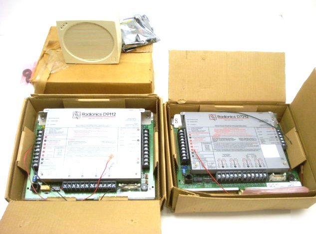 3 security system electronic control board components