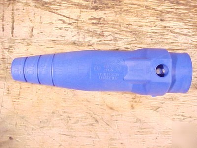 5 blue leviton cam plug sleeves 18SDM-14B