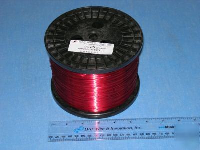 Awg 25 copper magnet wire SPN155 red