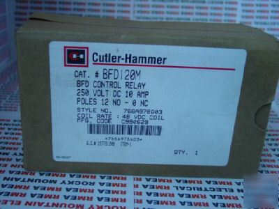 Cutler hammer - - bfd relay - BFD120M - 250VDC 