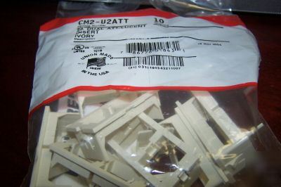 Lot of 100X CM2-U2ATT wiremold co 2A dual avaya/lucent 