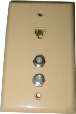 Lot of 5X WLF81DPH dual video wall plate