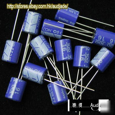 New 60PCS 100UF 16V sanyo oscon sa capacitors 