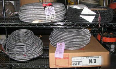 New huge lot electrical wire metal clad cable/cord mc 