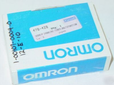 New omron H3DR-p 24VAC/dc multifunction timer - 
