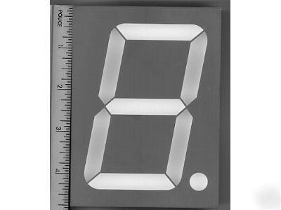 New super bright red 4 inch digit led display - 