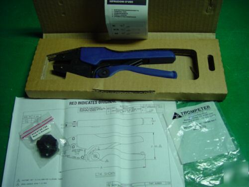New trompeter CT4 crimping tool for coax cable 