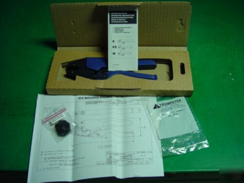 New trompeter CT4 crimping tool for coax cable 