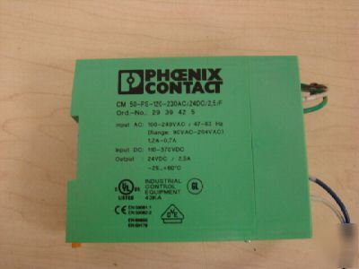 Phoenix contact cm 50-ps-120-230AC power supply, =