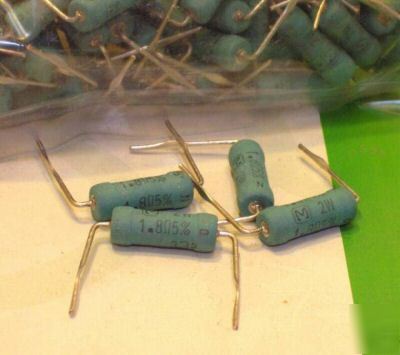 Power resistors 1.8 ohm 2W flameproof metal film qty:20