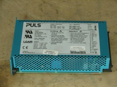 Puls dc power supply 5,15 12 vdc 336.112