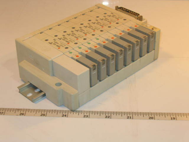 Smc pneumatic 8 solenoid valve block assembly SZ5XXX