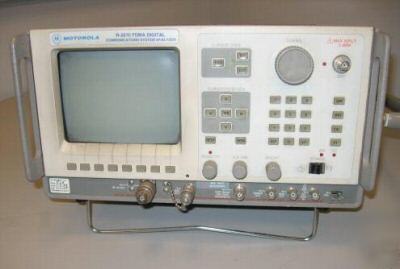 Fdma digital communications analyzer, motorola - used