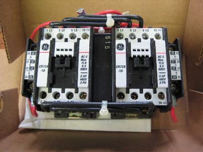 Ge CR71VAA3AZA reversing contactor CR7CA-10 460V 