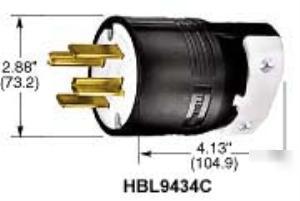 Hubbell HBL52CM80C corrosion resistant plug