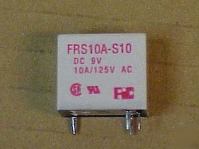Lot of 10 - pc board mount 9VDC 10A relay