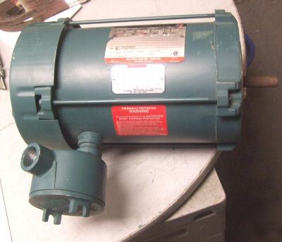 New reliance 1 hp electric motor frame HC56C 1140 rpm