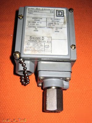 Square d 9012-gcw-1 pressure control switch GCW1 used