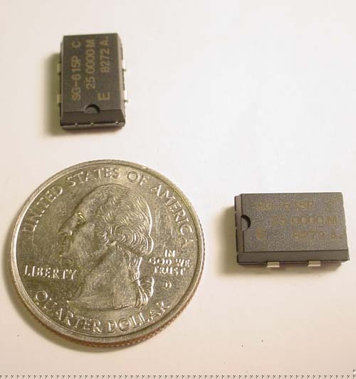 25.0000 mhz 5V sg-615P smd spxo crystal oscillators (10