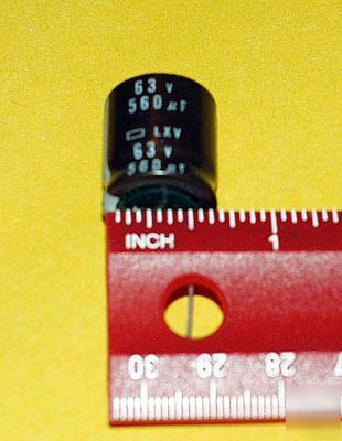 560UF 63V 105C radial electrolytic capacitor low esr 