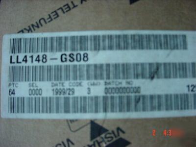 Diodes LL4148 SG08 vishay, one reel 2400 units lots