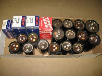 Large lot of assorted capacitors