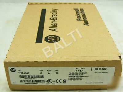 New * * allen bradley 1747-L551 /c 1747L551 slc 5/05 