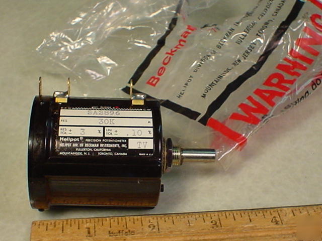 Precision multiturn helipot 30K potentiometer nos