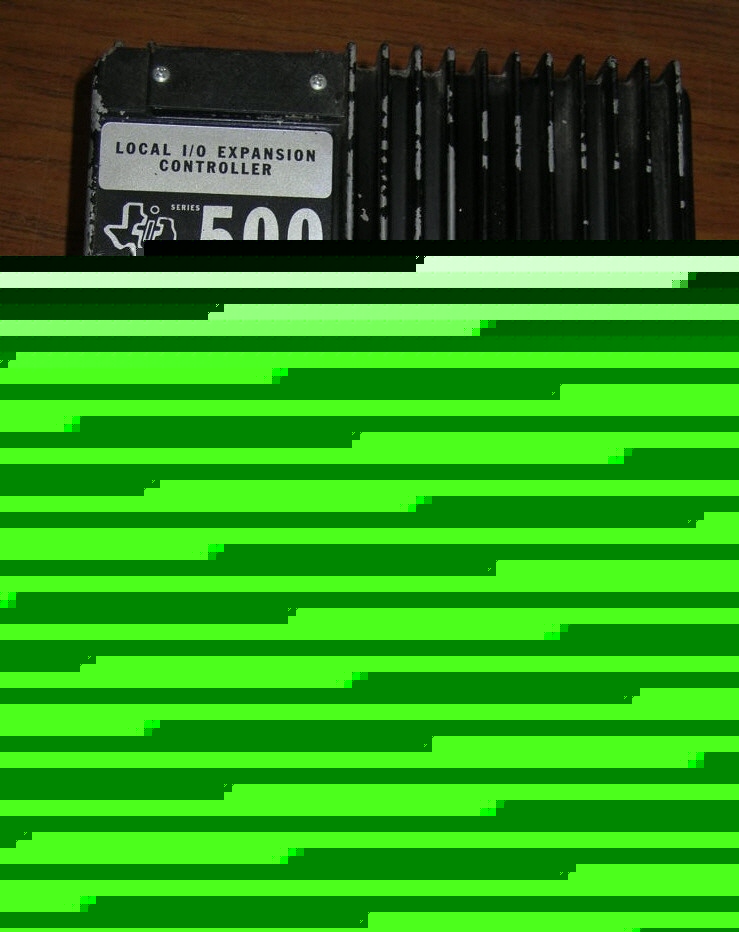 Ti texas instrument 500-2102 local i/o expansion contro